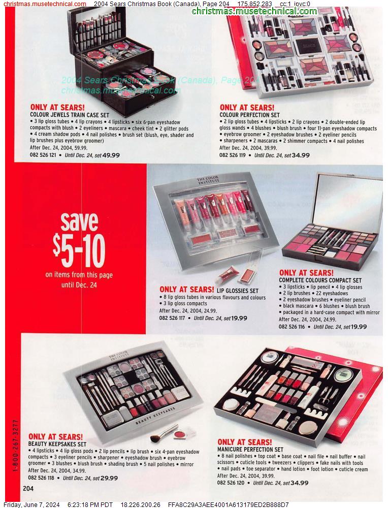 2004 Sears Christmas Book (Canada), Page 204
