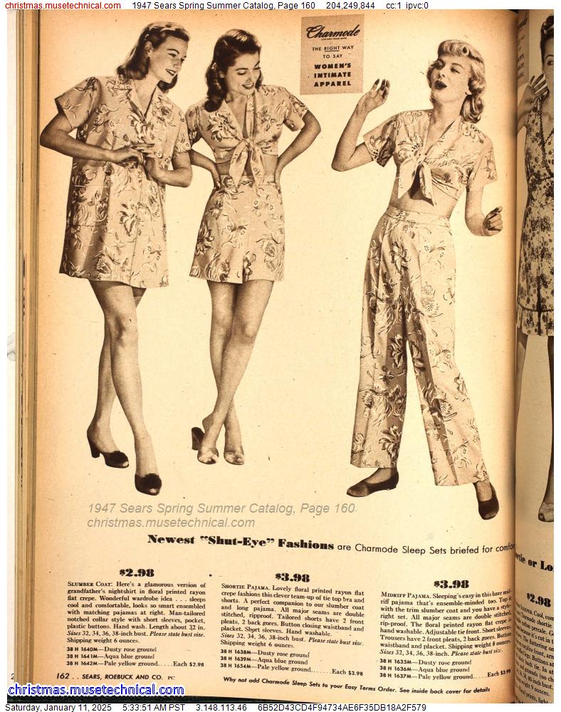 1947 Sears Spring Summer Catalog, Page 160