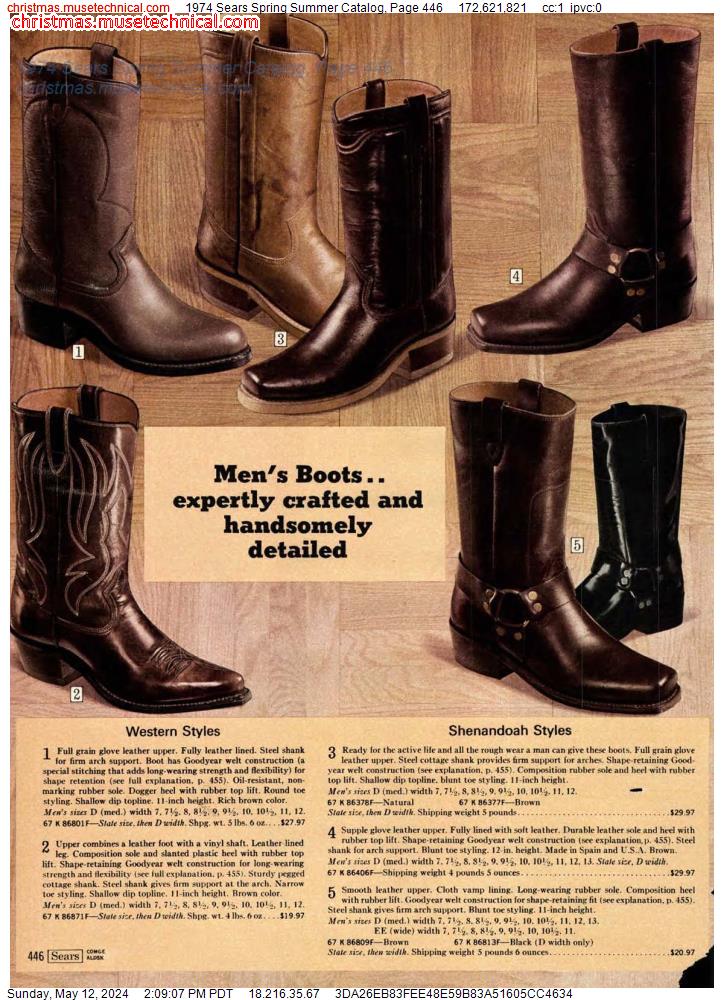 1974 Sears Spring Summer Catalog, Page 446