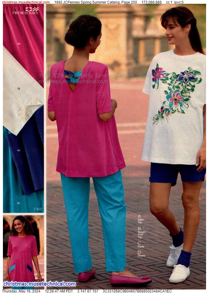 1992 JCPenney Spring Summer Catalog, Page 250