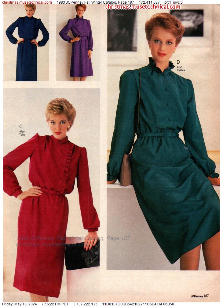1983 JCPenney Fall Winter Catalog, Page 187