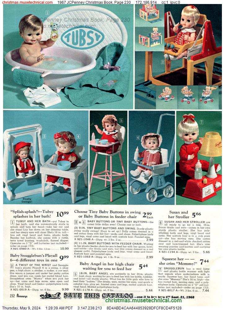 1967 JCPenney Christmas Book, Page 230