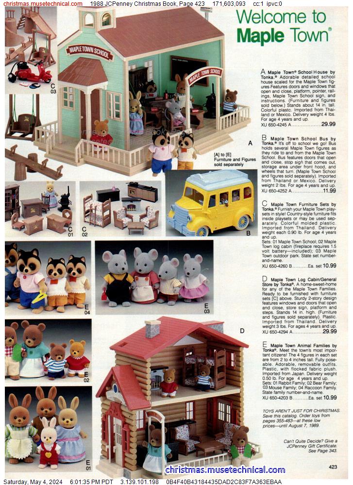 1988 JCPenney Christmas Book, Page 423