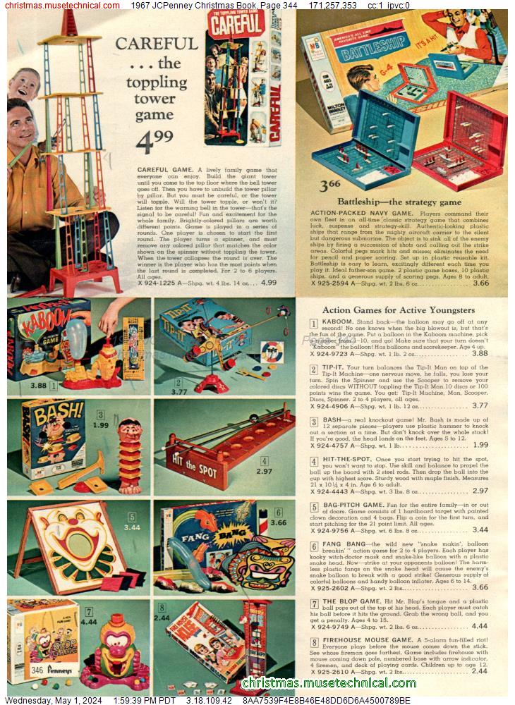 1967 JCPenney Christmas Book, Page 344