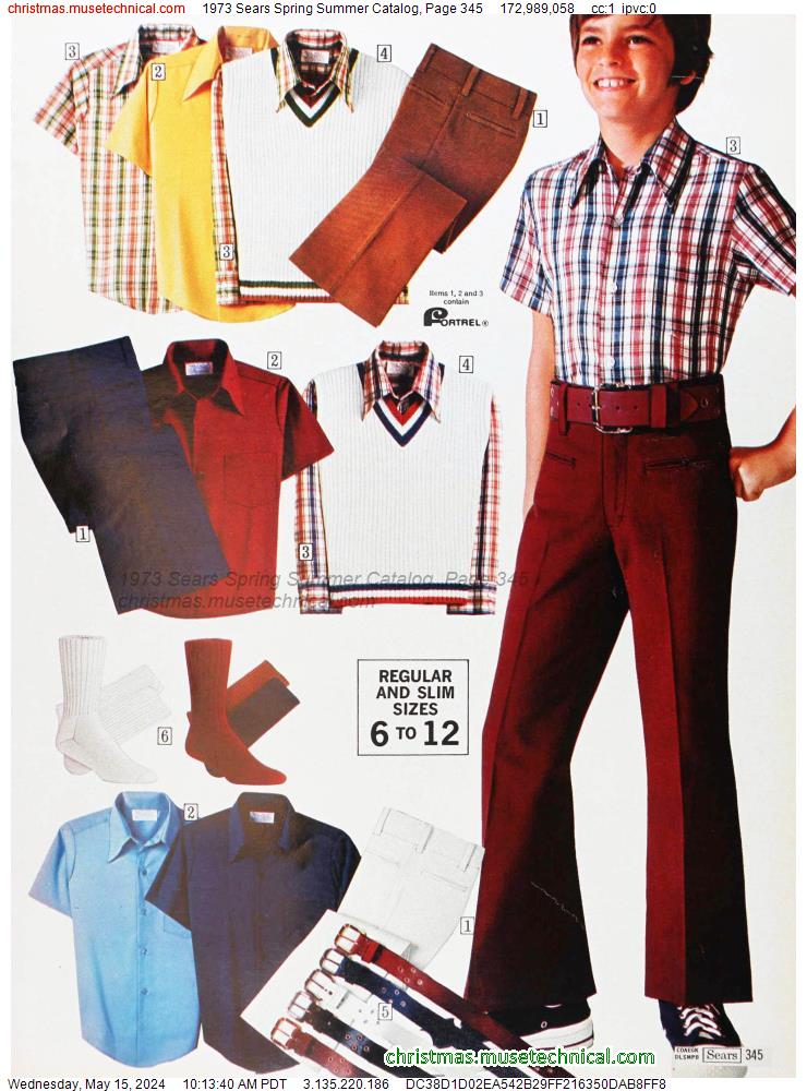 1973 Sears Spring Summer Catalog, Page 345