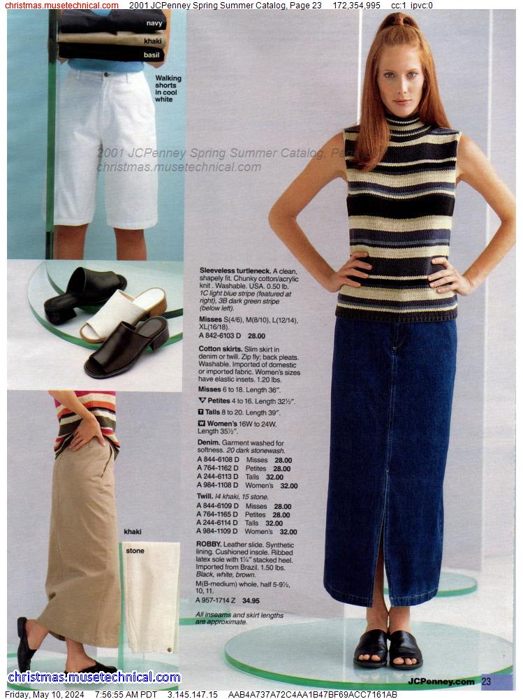 2001 JCPenney Spring Summer Catalog, Page 23