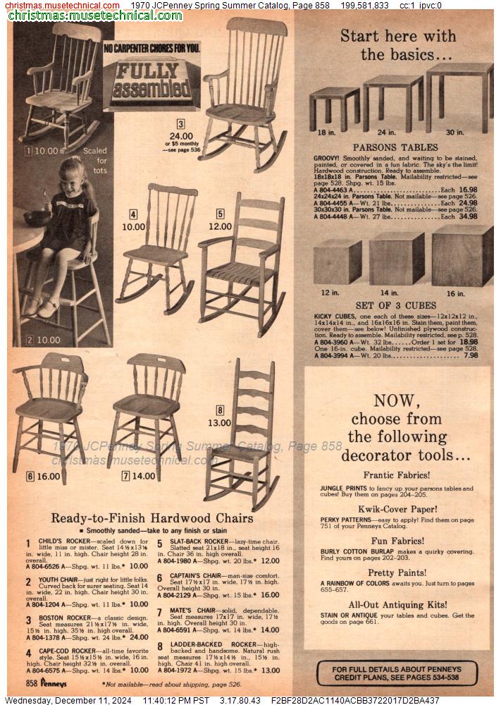 1970 JCPenney Spring Summer Catalog, Page 858