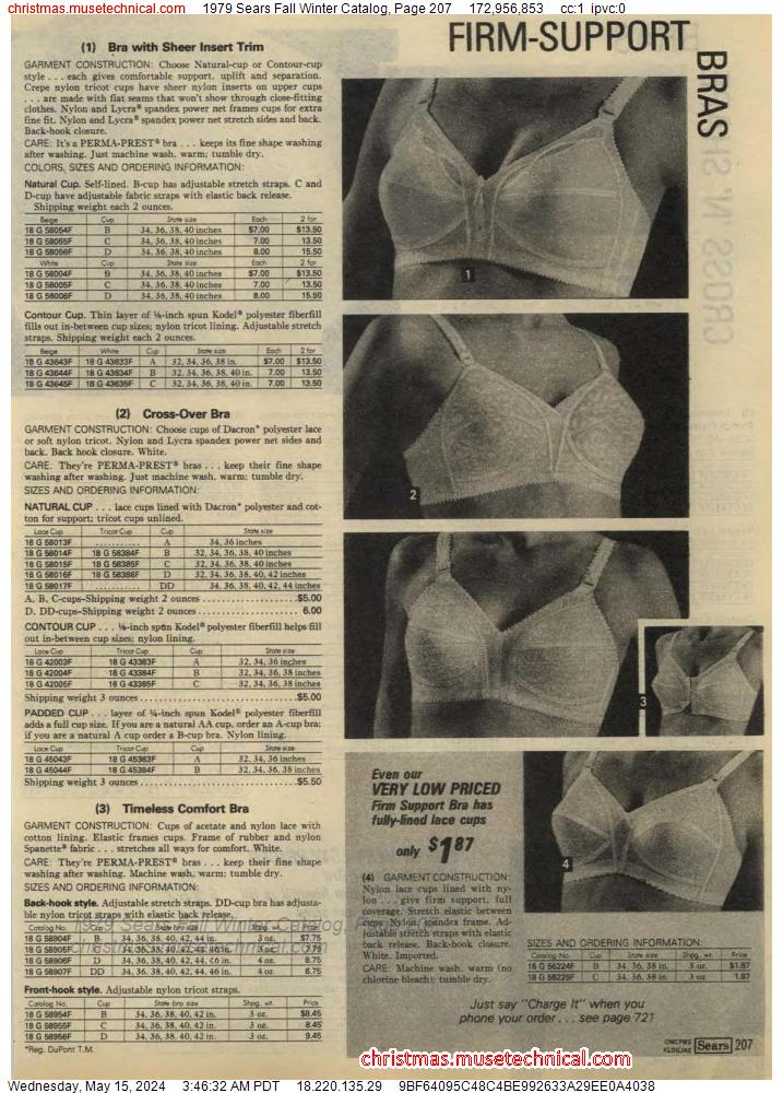 1979 Sears Fall Winter Catalog, Page 207