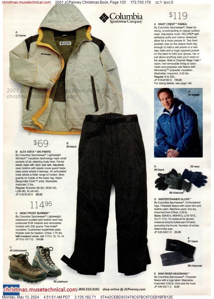 2001 JCPenney Christmas Book, Page 130