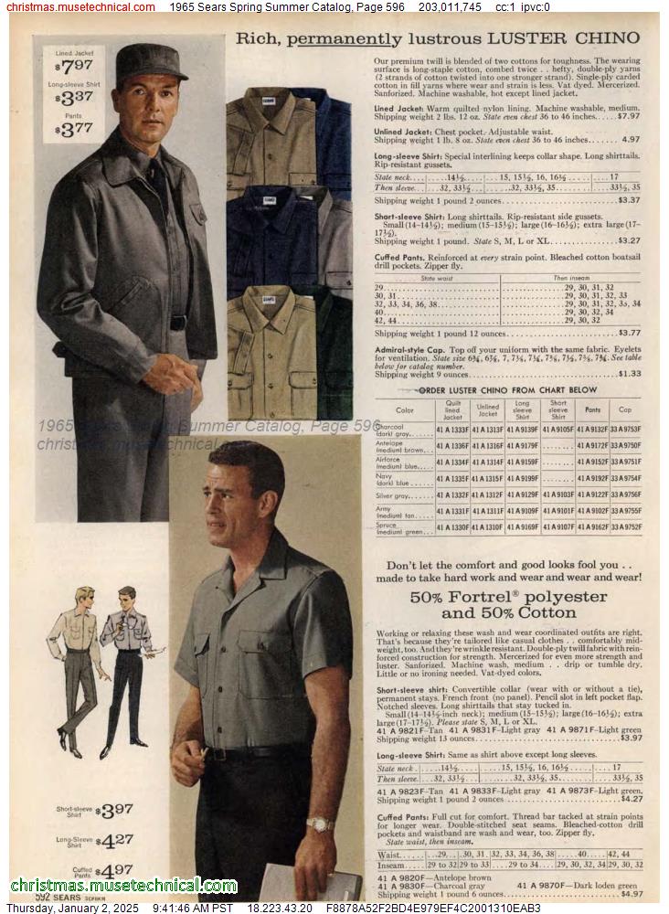 1965 Sears Spring Summer Catalog, Page 596