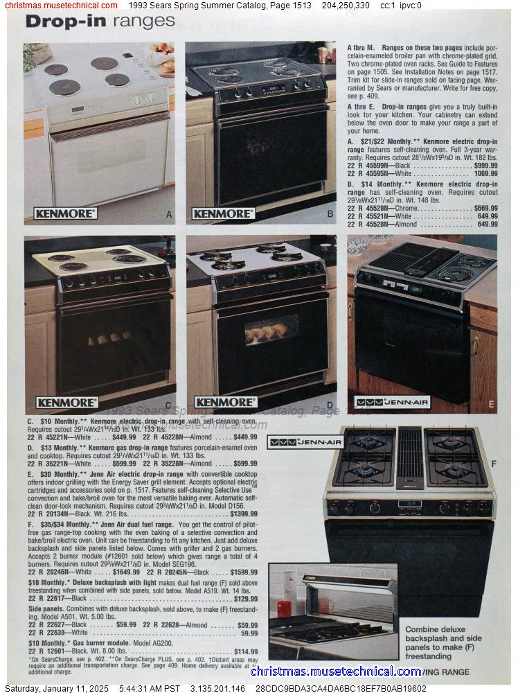 1993 Sears Spring Summer Catalog, Page 1513