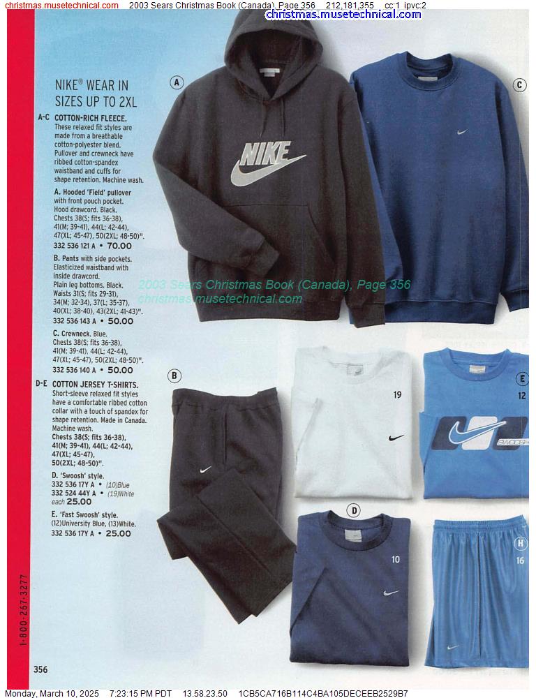 2003 Sears Christmas Book (Canada), Page 356