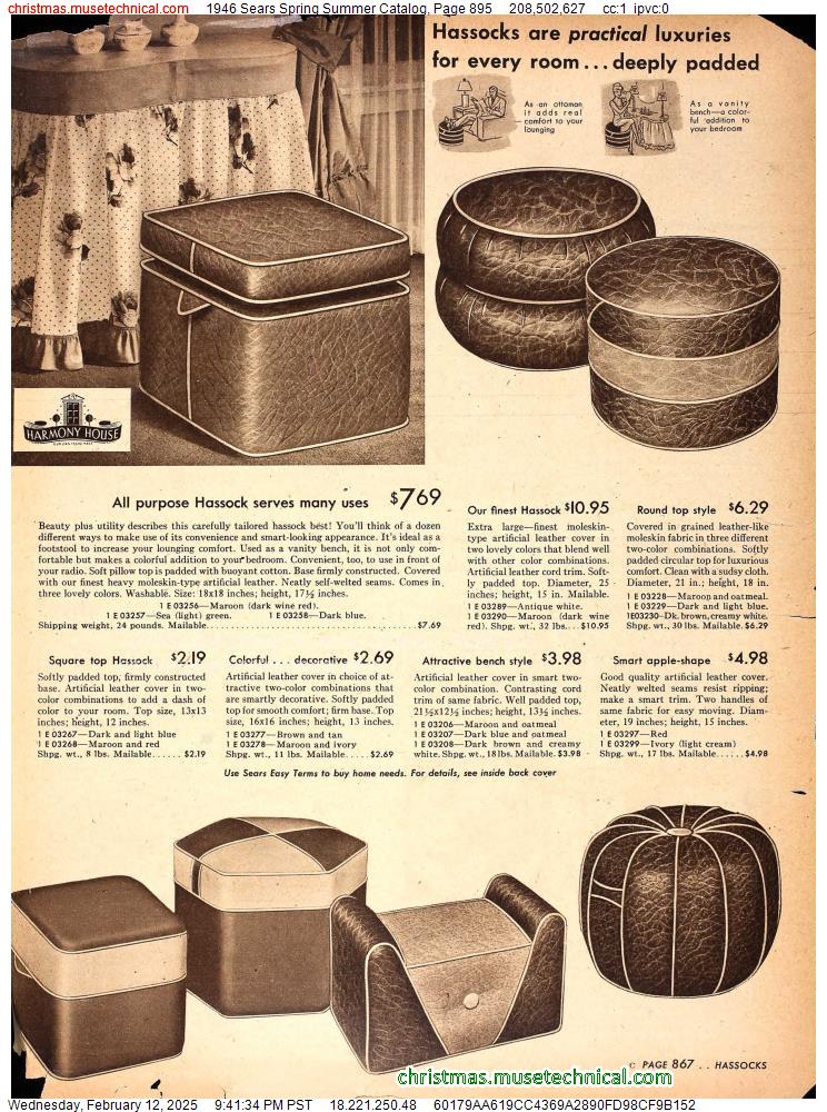 1946 Sears Spring Summer Catalog, Page 895