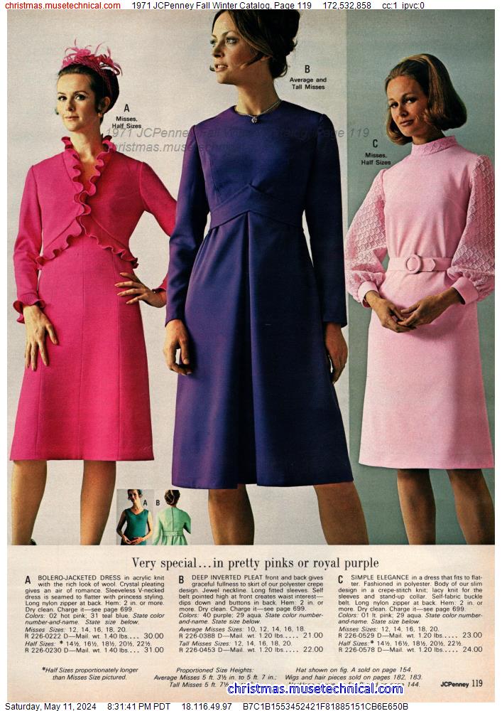 1971 JCPenney Fall Winter Catalog, Page 119