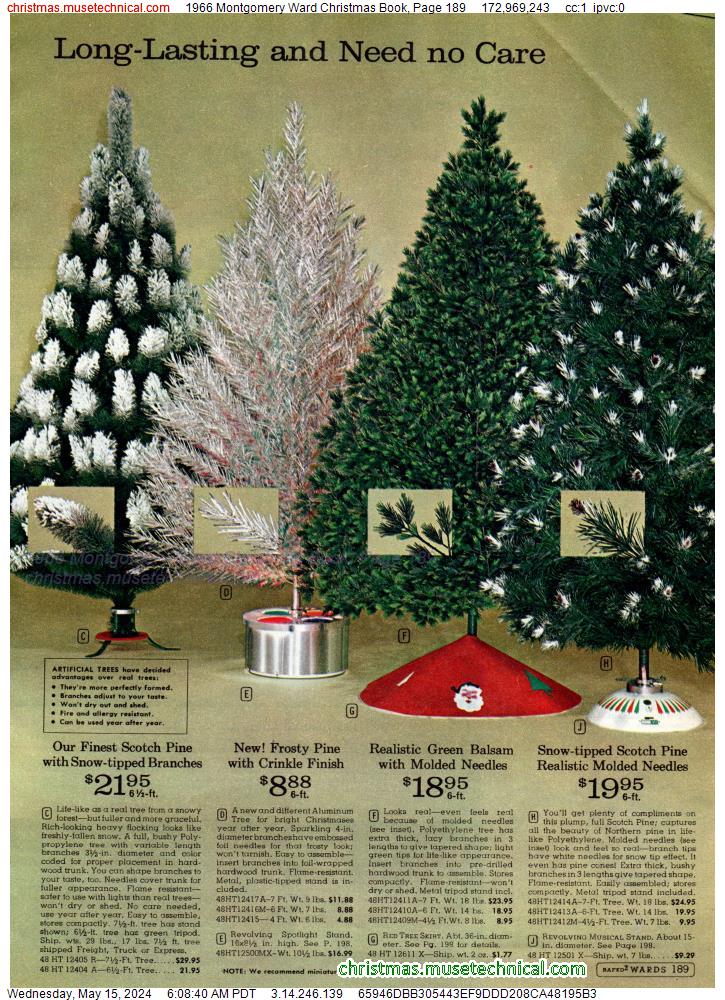1966 Montgomery Ward Christmas Book, Page 189