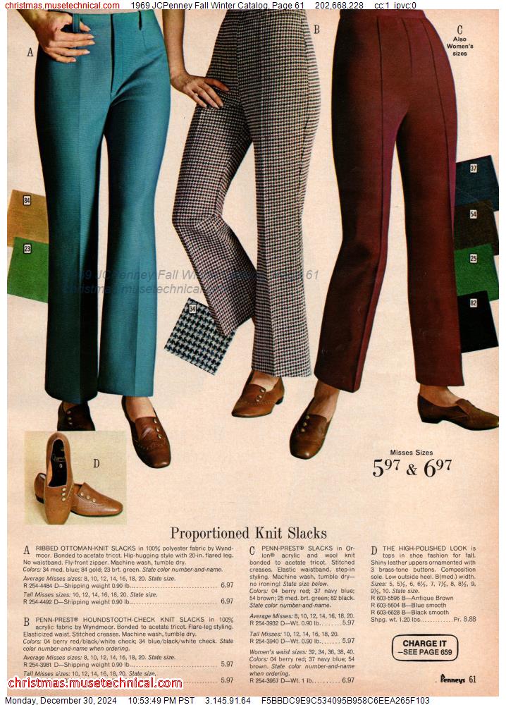 1969 JCPenney Fall Winter Catalog, Page 61