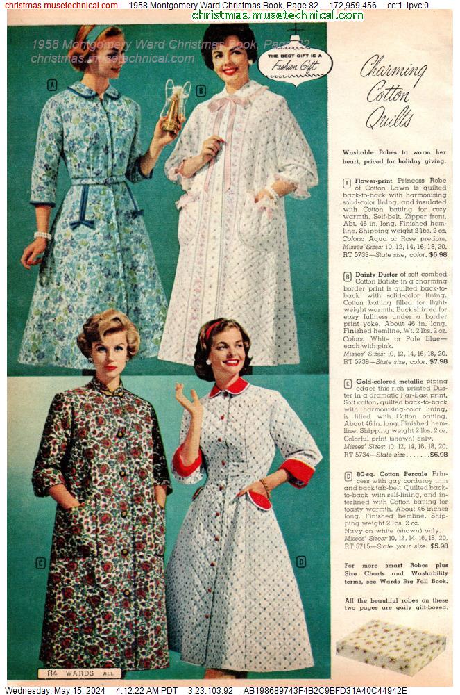 1958 Montgomery Ward Christmas Book, Page 82