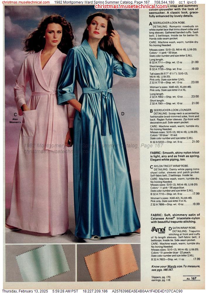 1982 Montgomery Ward Spring Summer Catalog, Page 167