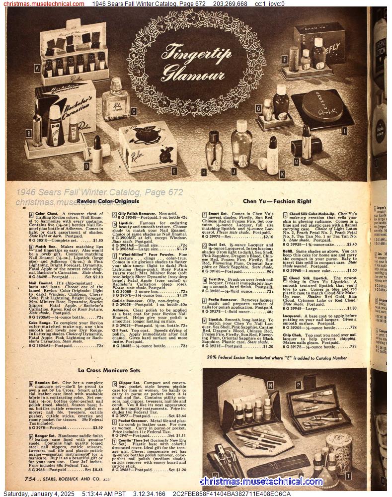 1946 Sears Fall Winter Catalog, Page 672