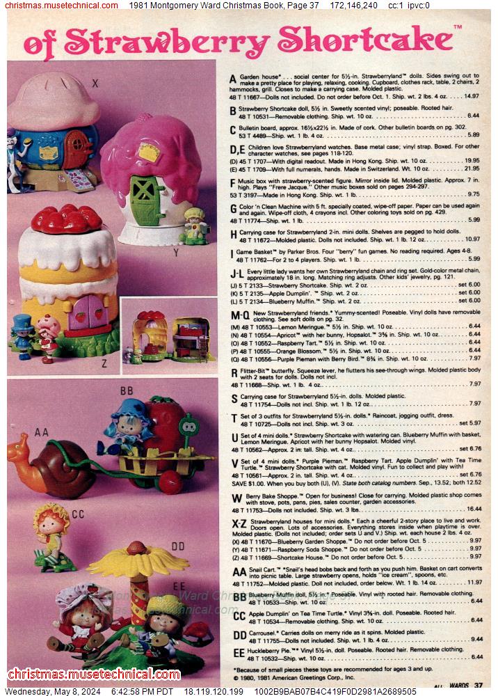 1981 Montgomery Ward Christmas Book, Page 37