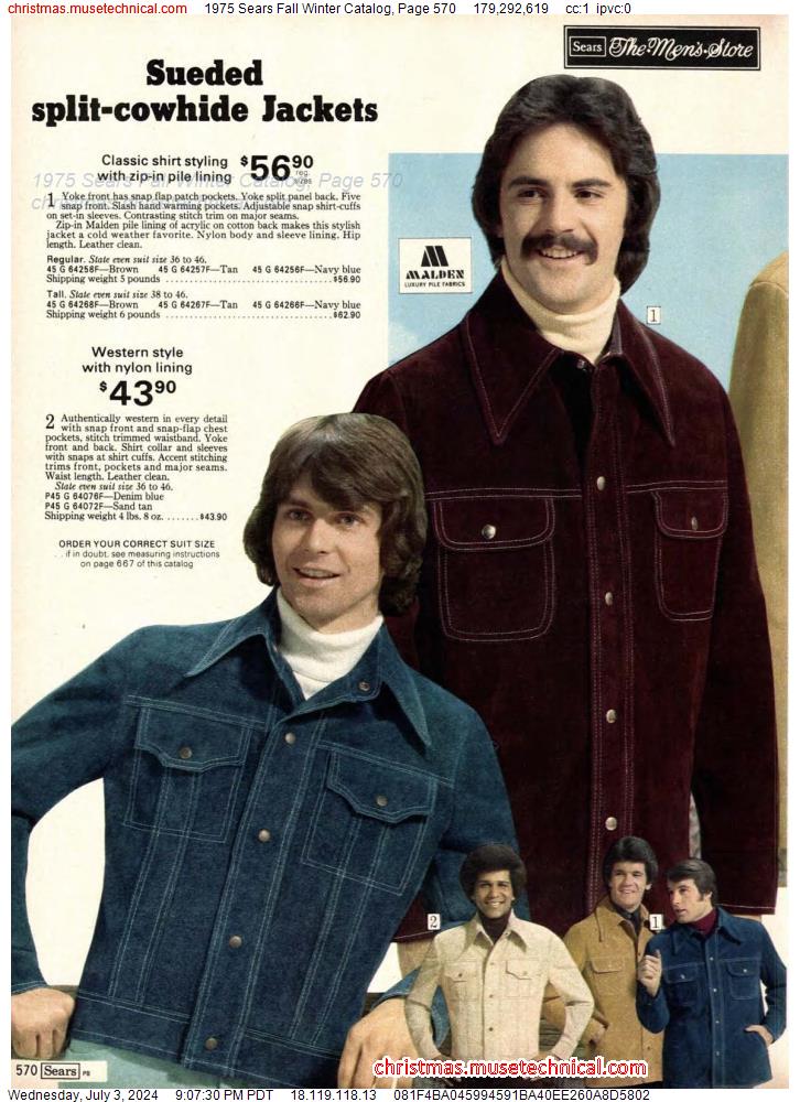 1975 Sears Fall Winter Catalog, Page 570
