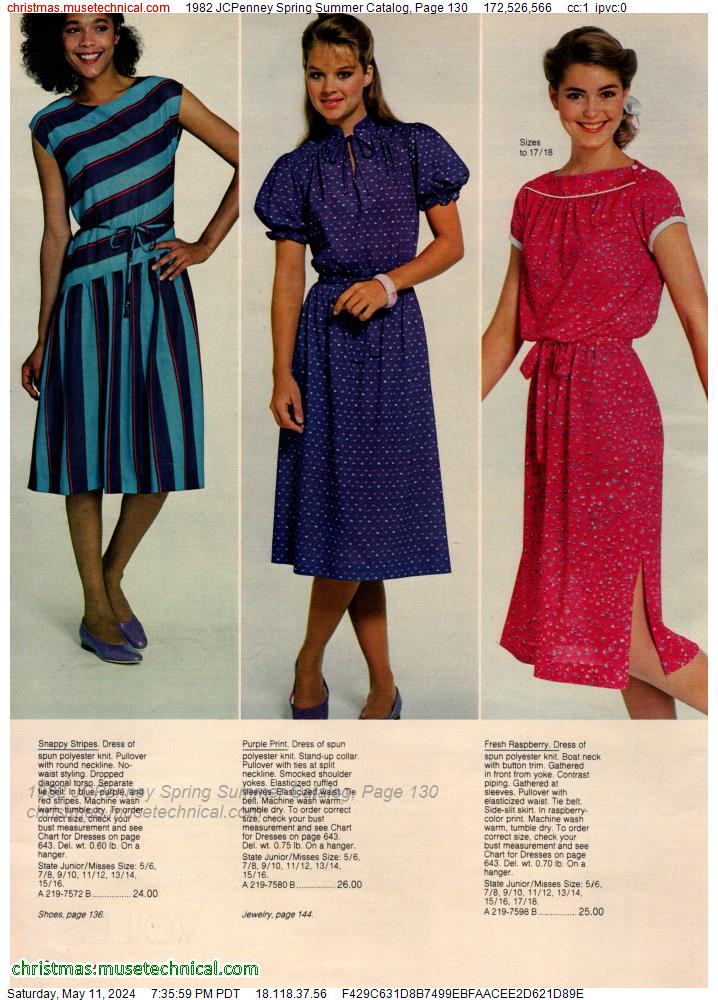 1982 JCPenney Spring Summer Catalog, Page 130
