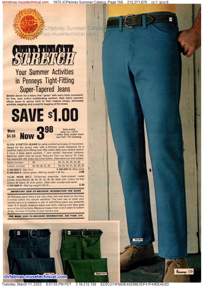 1970 JCPenney Summer Catalog, Page 159