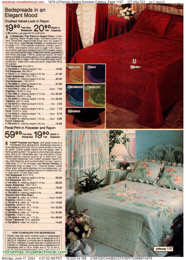 1979 JCPenney Spring Summer Catalog, Page 1137
