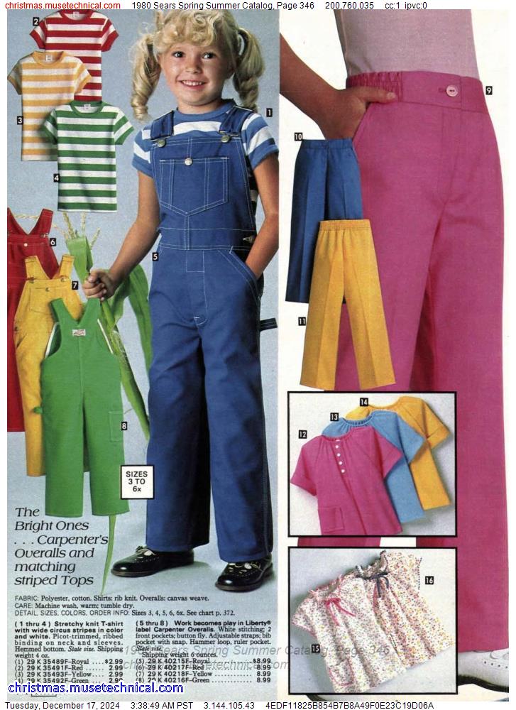 1980 Sears Spring Summer Catalog, Page 346 - Catalogs & Wishbooks