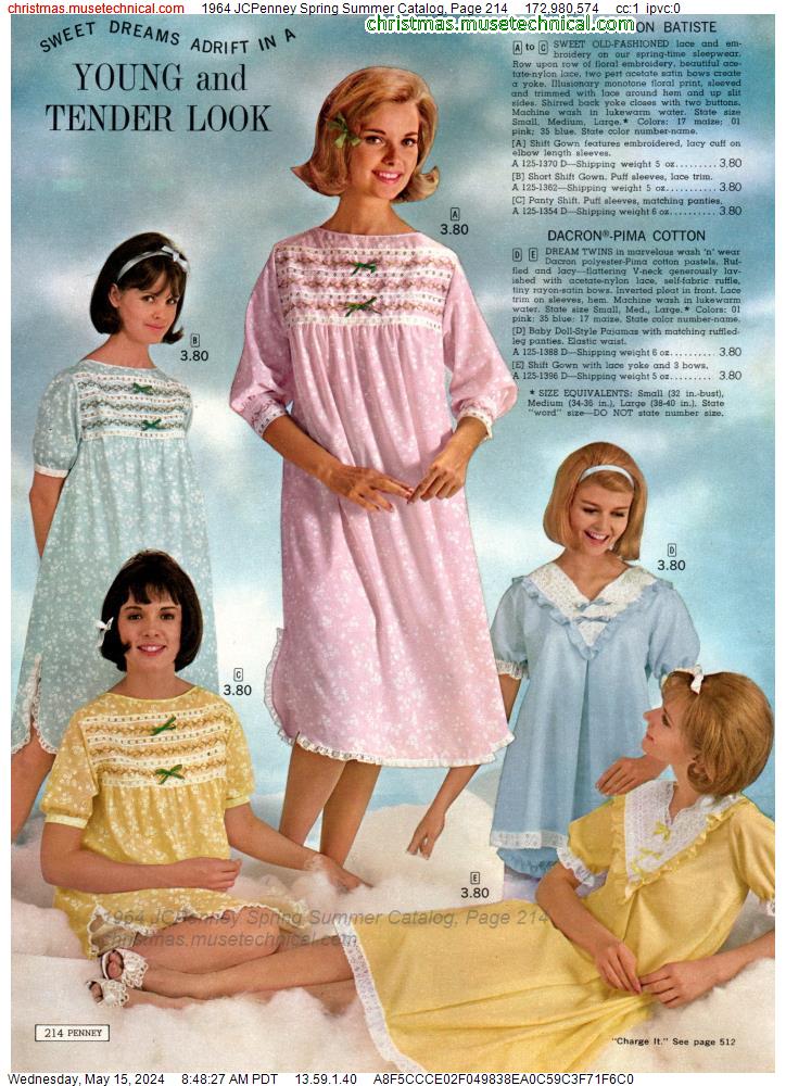 1964 JCPenney Spring Summer Catalog, Page 214