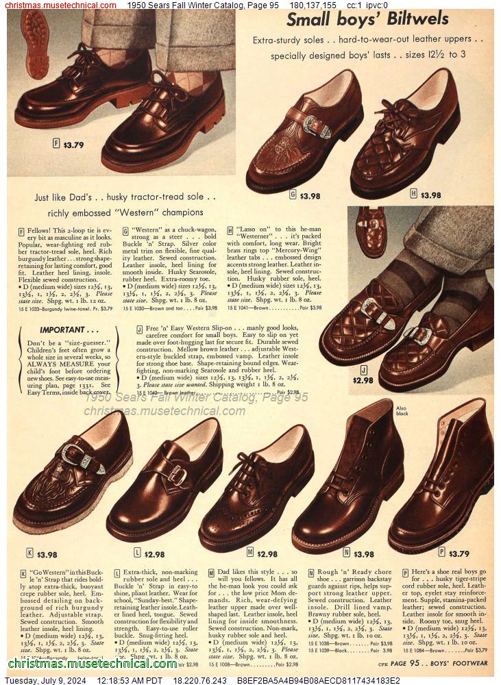1950 Sears Fall Winter Catalog, Page 95