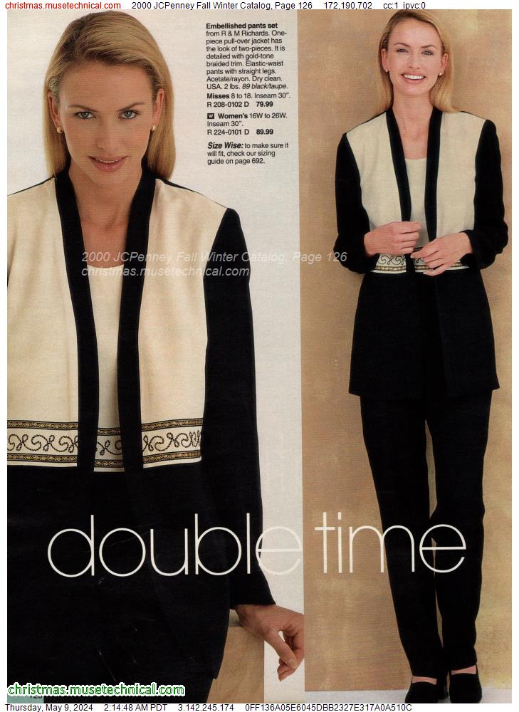 2000 JCPenney Fall Winter Catalog, Page 126