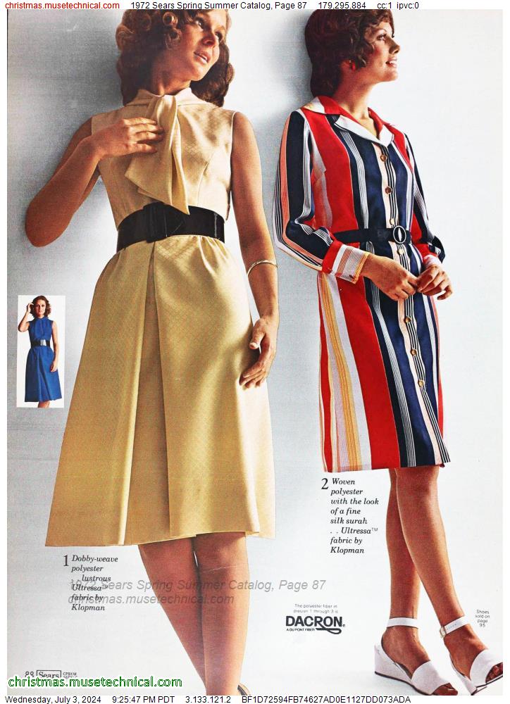 1972 Sears Spring Summer Catalog, Page 87