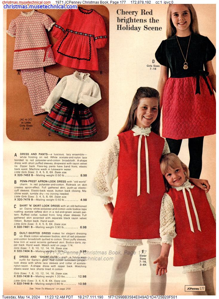 1971 JCPenney Christmas Book, Page 177