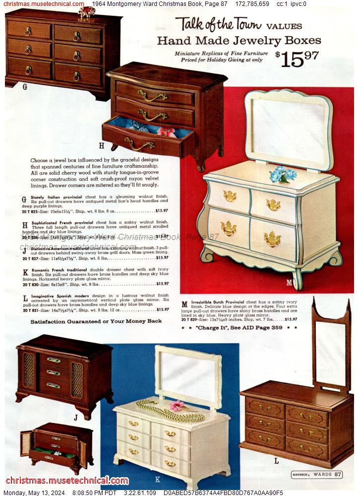 1964 Montgomery Ward Christmas Book, Page 87