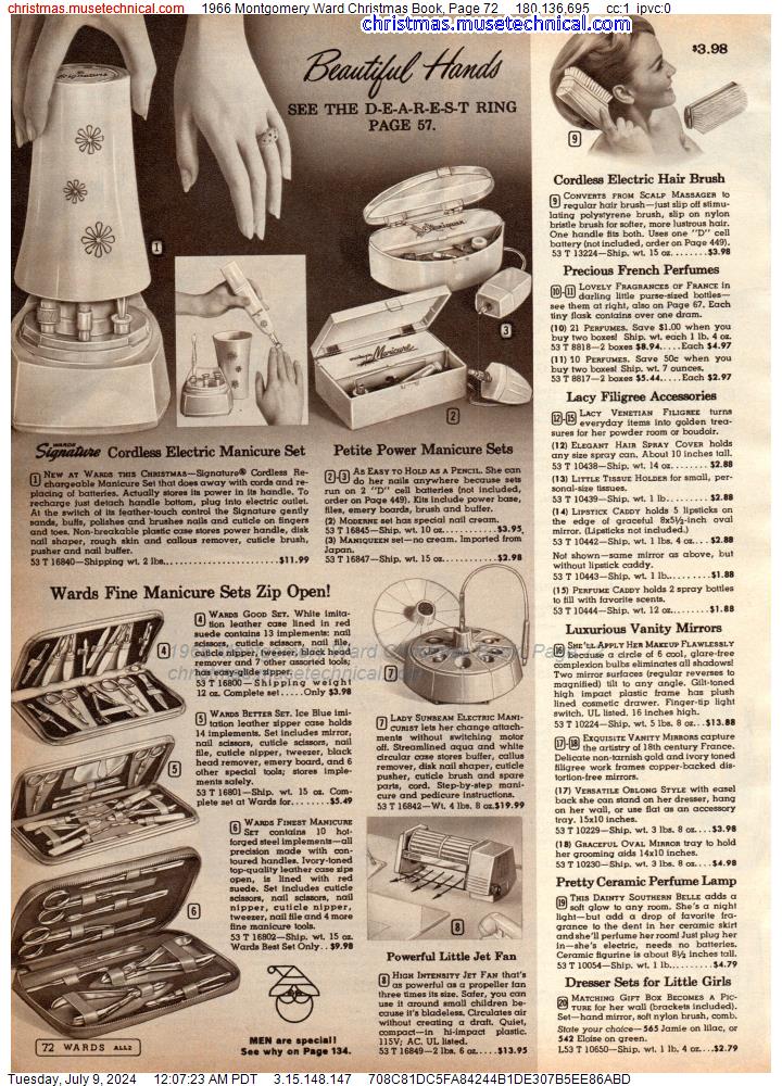 1966 Montgomery Ward Christmas Book, Page 72
