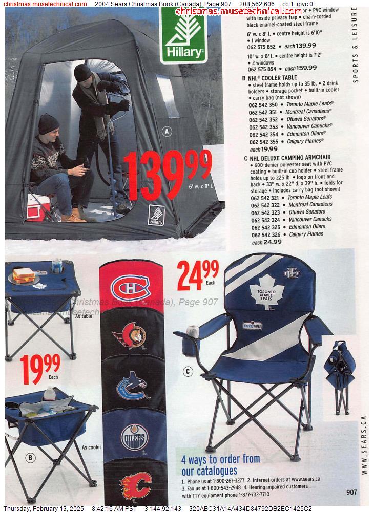 2004 Sears Christmas Book (Canada), Page 907