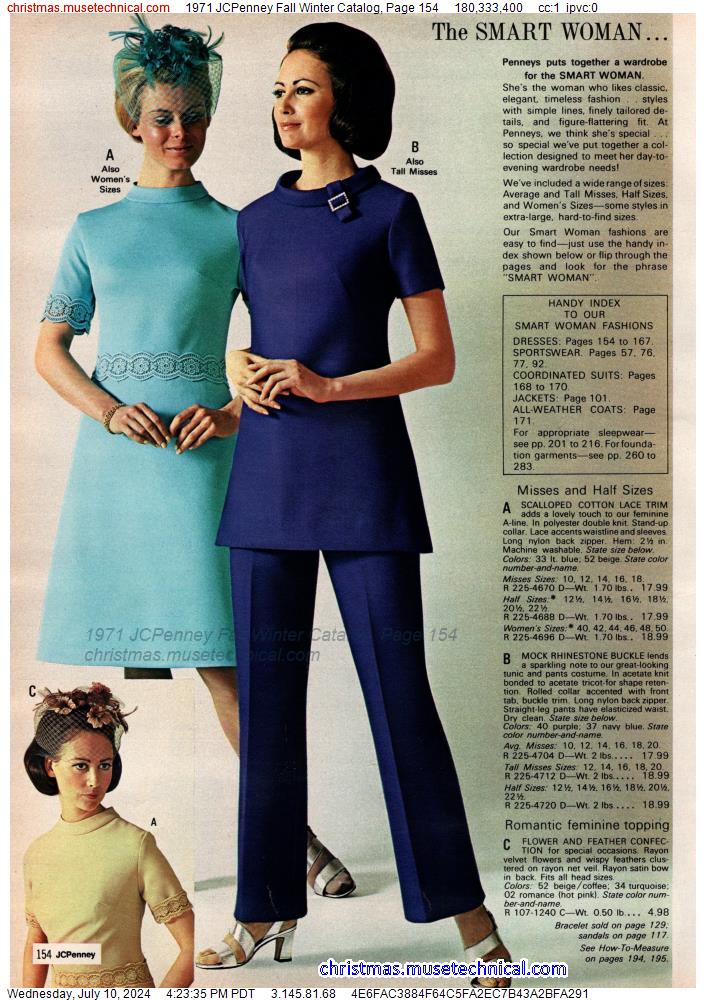 1971 JCPenney Fall Winter Catalog, Page 154