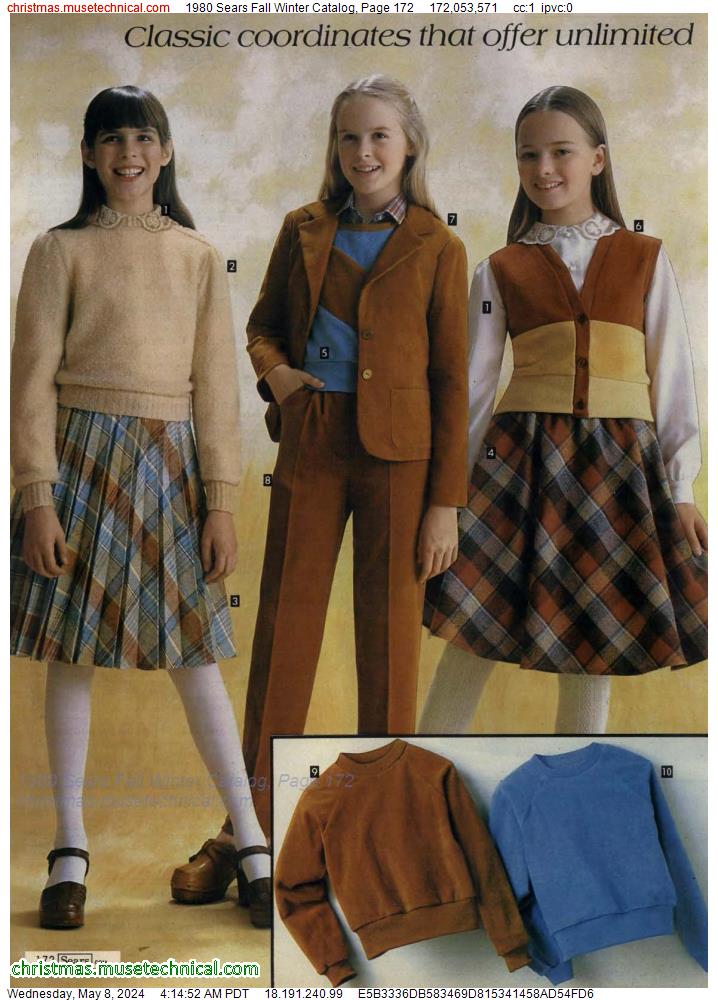 1980 Sears Fall Winter Catalog, Page 172
