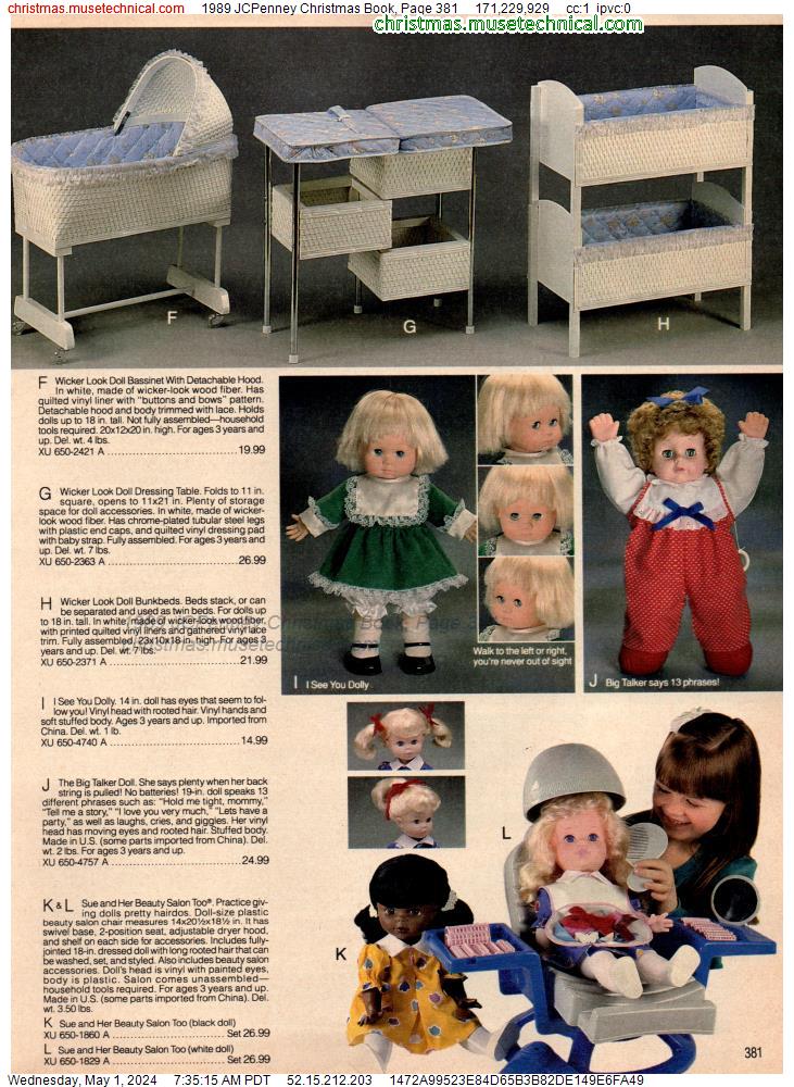 1989 JCPenney Christmas Book, Page 381