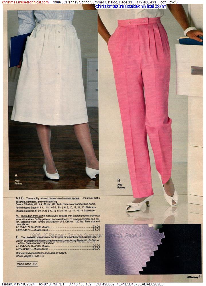 1986 JCPenney Spring Summer Catalog, Page 31