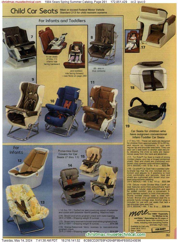 1984 Sears Spring Summer Catalog, Page 261