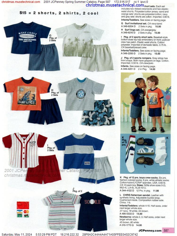 2001 JCPenney Spring Summer Catalog, Page 587