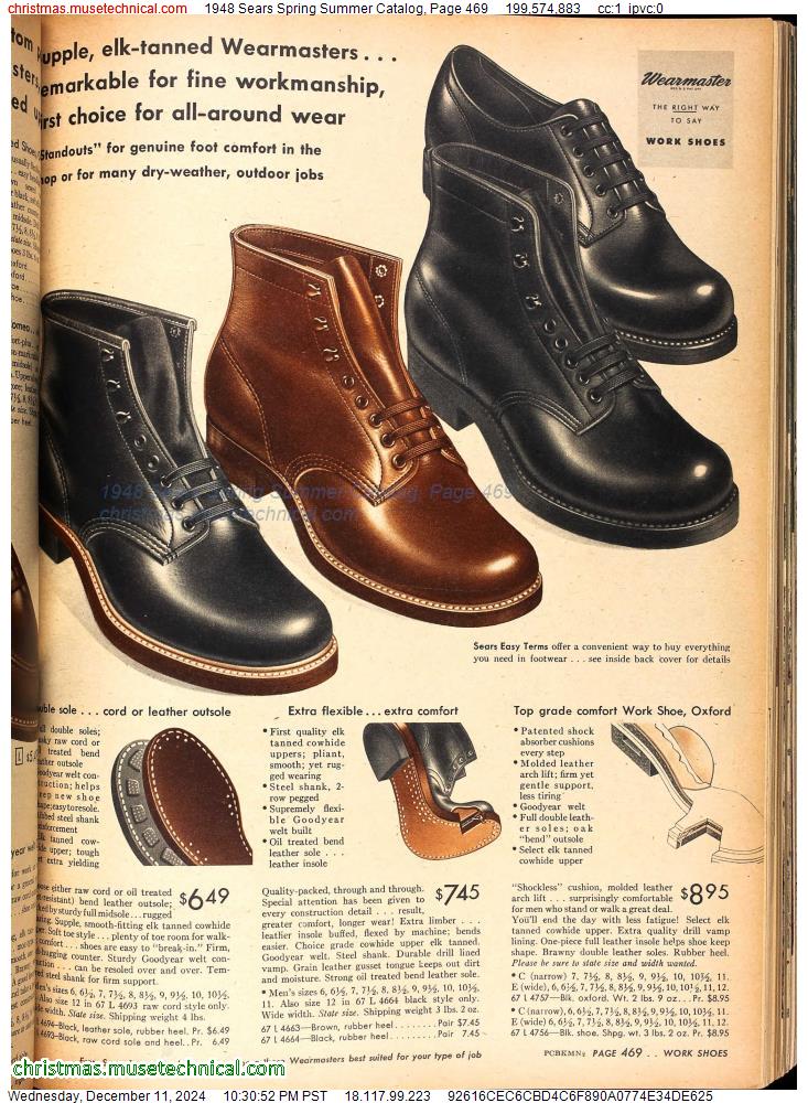 1948 Sears Spring Summer Catalog, Page 469