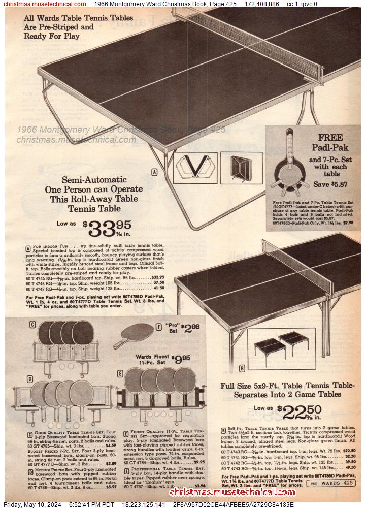 1966 Montgomery Ward Christmas Book, Page 425