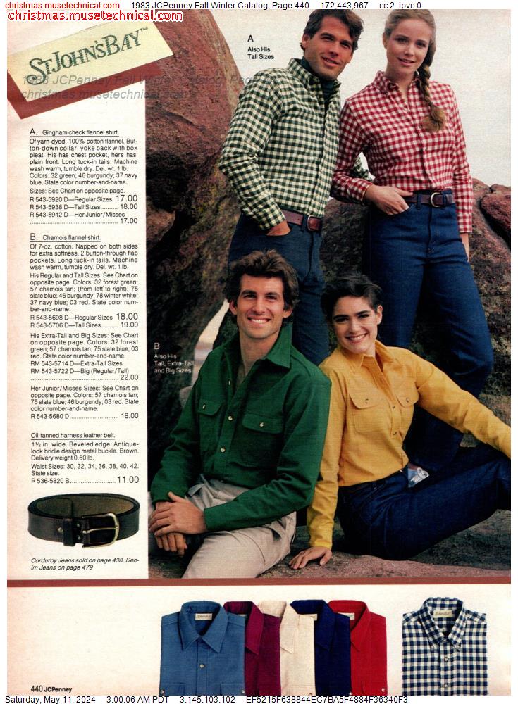 1983 JCPenney Fall Winter Catalog, Page 440