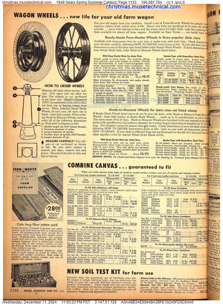 1948 Sears Spring Summer Catalog, Page 1132