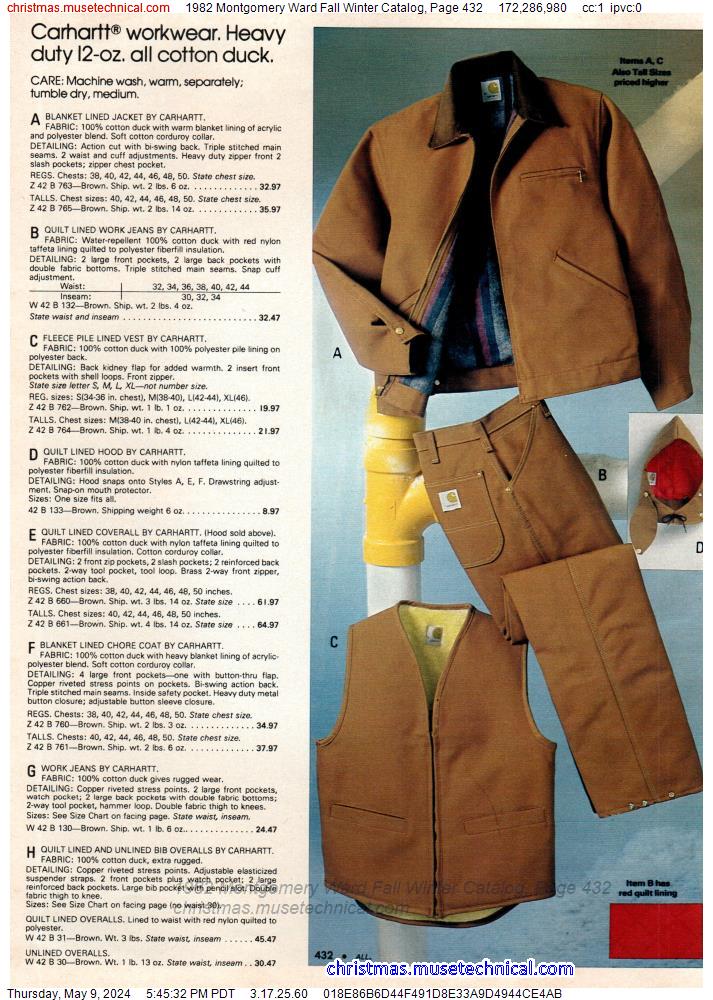 1982 Montgomery Ward Fall Winter Catalog, Page 432
