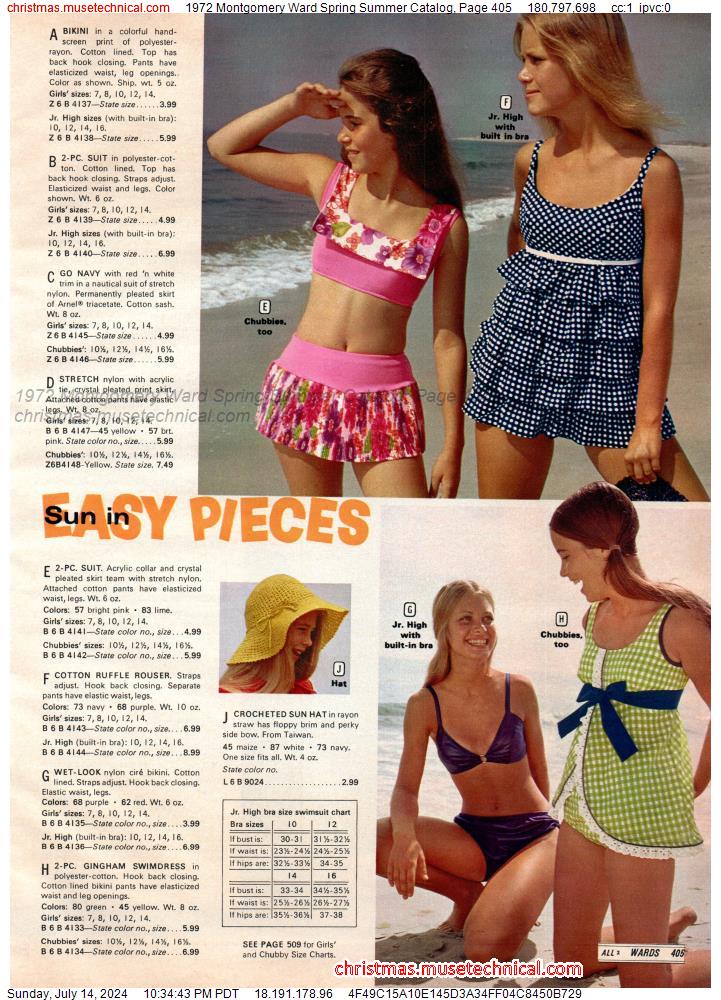 1972 Montgomery Ward Spring Summer Catalog, Page 405
