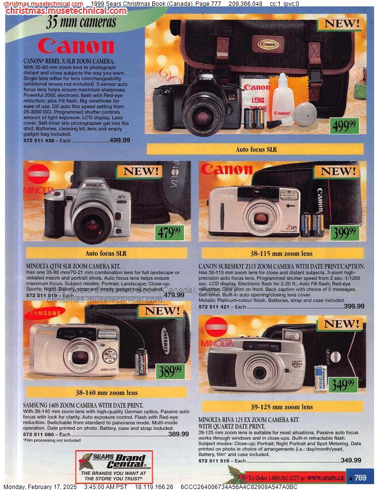 1999 Sears Christmas Book (Canada), Page 777